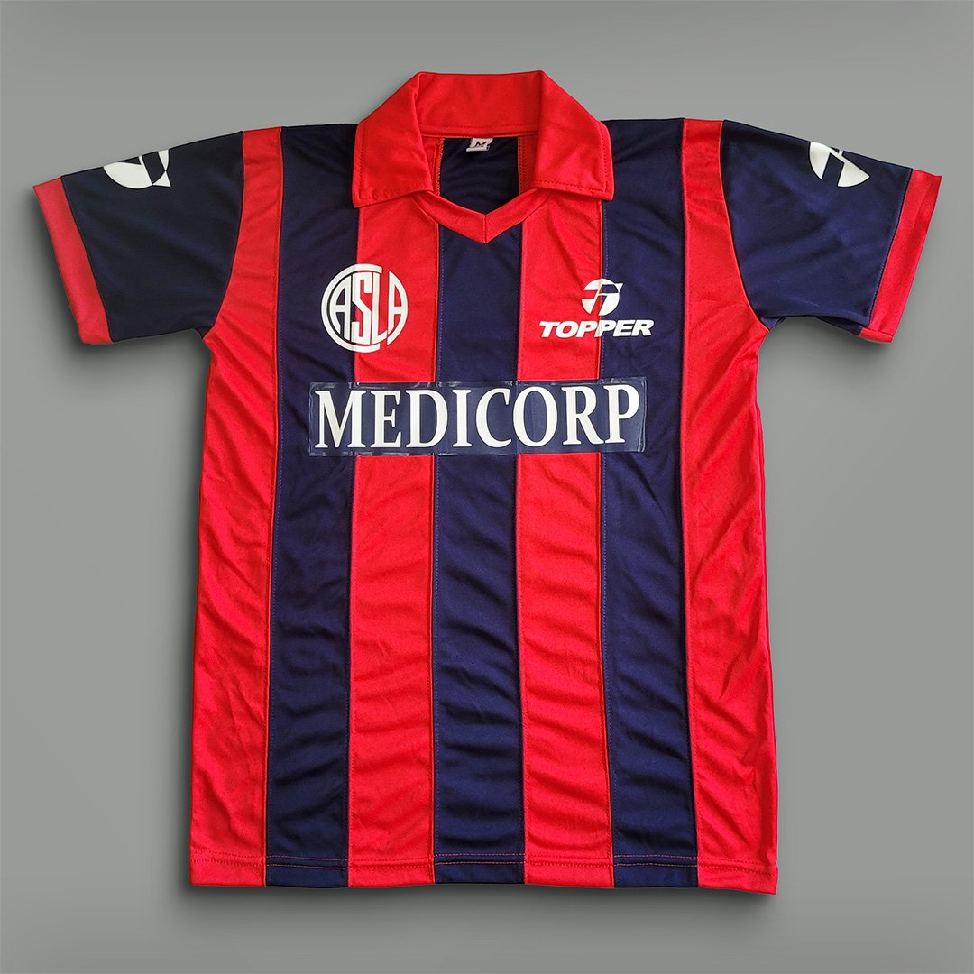Camiseta Retro 1993-94 SAN LORENZO TOPPER MEDICORP Titular